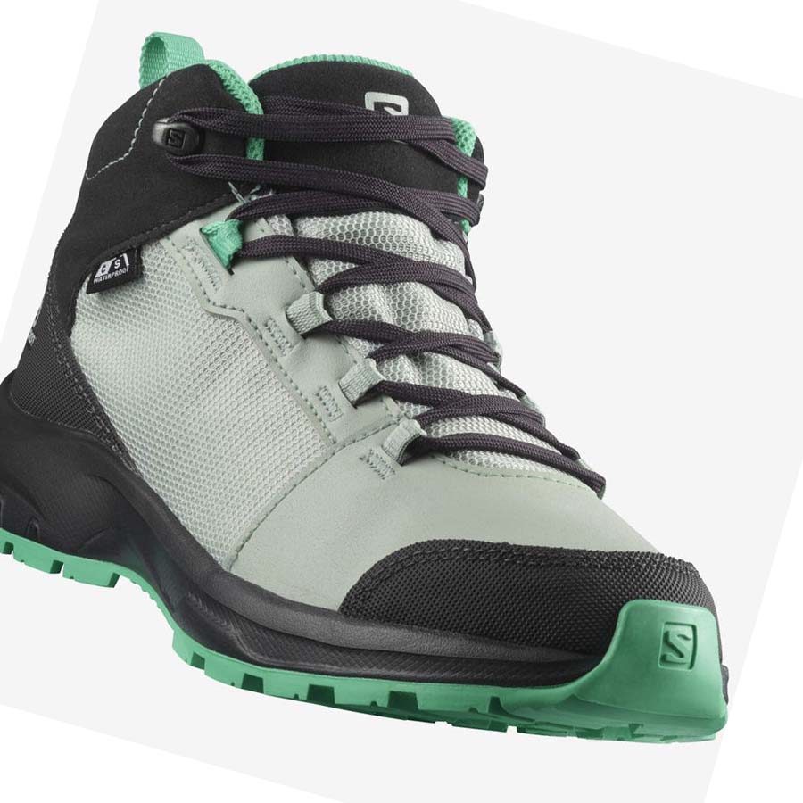 Salomon OUTWARD CLIMASALOMON™ WATERPROOF Çocuk Yürüyüş Ayakkabısı Nane | TR 2040WNB